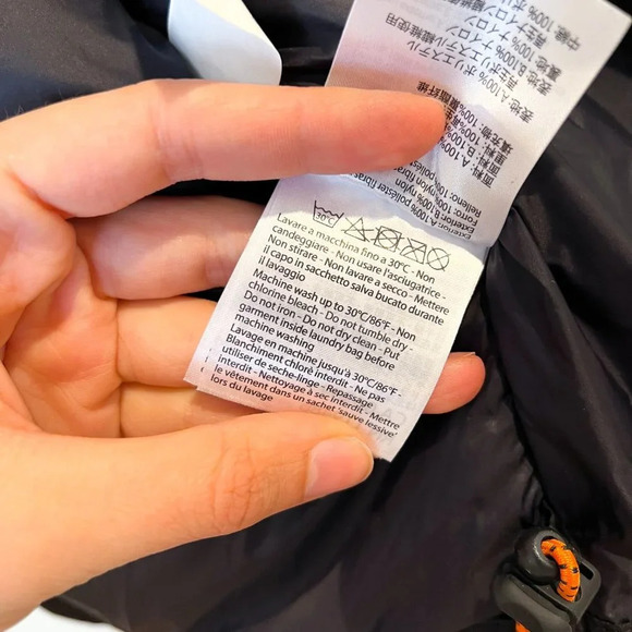 Save the Duck Plumtech Calvin Vegan Black Hooded Outdoor Winter Puffer Coat XL - Picture 14 of 15